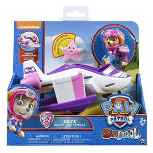PAW PATROL- Veicolo Trasformabile di Skye con Un Amico del Mare, multicolore
