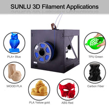Carica l'immagine nel visualizzatore di Gallery, SUNLU 3D Printer Filament ABS, 1.75mm ABS 3D Printer Filament, 3D Printing Filament ABS for 3D Printer, 1kg, Black