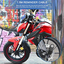 Carica l&#39;immagine nel visualizzatore di Gallery, JUNKER Lucchetto Antifurto Moto,LAllarme Per Bicicletta,ucchetto Bloccadisco... - Ilgrandebazar