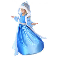 Carica l&#39;immagine nel visualizzatore di Gallery, NNDOLL Elsa Vestito Bambina Costumi Carnevale Principessa Azzurro... - Ilgrandebazar