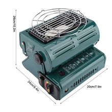 Carica l&#39;immagine nel visualizzatore di Gallery, TOPINCN Riscaldatore a Gas Esterni Portatile Doppio Green Dual Use - Ilgrandebazar