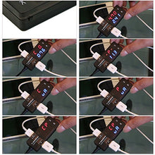 Carica l&#39;immagine nel visualizzatore di Gallery, X-DRAGON Doppio USB Digital Tester Detector Multimetro Monitor di Corrente e...