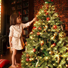 Carica l&#39;immagine nel visualizzatore di Gallery, Luci dell&#39;albero di Natale con anello, luci dell&#39;albero di Natale 400 LED 16 fili LED catena di luce, luce di Natale rete albero tenda LED albero mantello per la decorazione di Natale interno esterno…