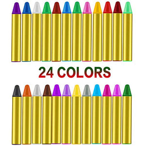 Trucchi per Truccabimbi,Emooqi 24 Colori Fviso Body Paint Pittura 24 - Ilgrandebazar