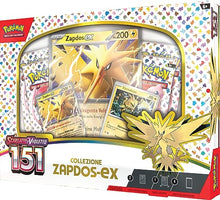 Carica l&#39;immagine nel visualizzatore di Gallery, Pokémon Collezione Zapdos-ex dell’espansione Scarlatto e Violetto-151 del GCC, edizione in italiano, 290-60362