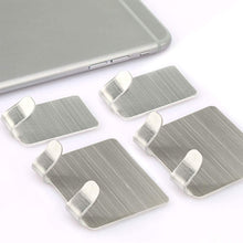 Carica l'immagine nel visualizzatore di Gallery, Gancio Autoadesivo(12 pcs), Gancio da Parete in Acciaio Inox, Ganci portasciugamani, Ganci Appendiabiti, Ganci Adesivi da Parete per Bagno e Cucina