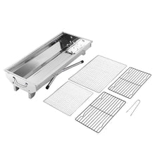 Carica l&#39;immagine nel visualizzatore di Gallery, Mbuynow Barbecue Griglia a Carbone Per 5-10 Persone, per Persone - Ilgrandebazar
