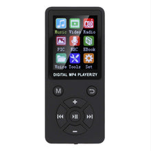Carica l'immagine nel visualizzatore di Gallery, FOLOSAFENAR Musica T1 Lettore MP3 MP4 Supporto BT Memoria 32G Pulsanti a Otto diagrammi ， Mini MP4 Portatile ， Supporto Scheda di Memoria 32G ， Supporto per Musica, Radio(Nero)