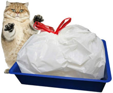 Carica l&#39;immagine nel visualizzatore di Gallery, Sacchetti Lettiera Gatto Borsa con 1 Confezioni da (30 Sacchetti), 91.5×45 cm, Adatto a Servizi Igienici di Grandi e Medie Dimensioni, Borsa per Rifiuti Animali Extra 1 Rotolo (15 Sacchetti)