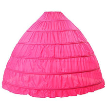Carica l&#39;immagine nel visualizzatore di Gallery, BEAUTELICATE Sottogonna Petticoat Donna Gonna Lunga 6 Cerchio Crinolina... - Ilgrandebazar