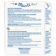 Carica l&#39;immagine nel visualizzatore di Gallery, Mustela Musti Acqua Profumata - 50 ml - Ilgrandebazar