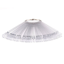 Carica l&#39;immagine nel visualizzatore di Gallery, PIXNOR 50 pz Nail Art Tips colore bastoni Pop Display Fan Come mostrato