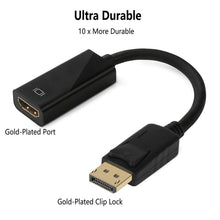 Carica l'immagine nel visualizzatore di Gallery, ICZI Adattatore DisplayPort a HDMI 1080P, Cavo DP Maschio su Femmina,... - Ilgrandebazar