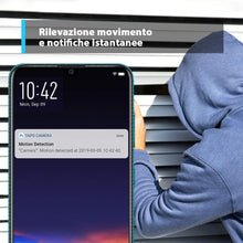 Carica l'immagine nel visualizzatore di Gallery, TP-Link Telecamera Wi-Fi Interno, Videocamera sorveglianza 1080P, Visione Notturna, Audio Bidirezionale, Notifiche in tempo reale del sensore di movimento(Tapo C200)