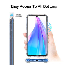 Carica l'immagine nel visualizzatore di Gallery, QHOHQ Cover per Xiaomi Redmi Note 8T, Custodia Trasparente Gel Silicone...