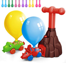 Carica l'immagine nel visualizzatore di Gallery, Giochi Auto a Palloncino Dinosauro Auto Alimentata ad aria Inerzia Educativi Giochi per esperimenti scientifici Aerodinamica Giocattoli STEM Regalo per Bambini