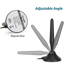 Carica l&#39;immagine nel visualizzatore di Gallery, TILVIEW Antenna TV, Portatile con Base Magnetica, Amplificatore... - Ilgrandebazar