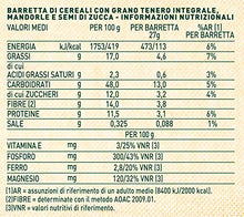 Carica l&#39;immagine nel visualizzatore di Gallery, Gran Cereale - Snack Barrette 4 Cereali Grano, Mandorle e Semi di Zucca -... - Ilgrandebazar