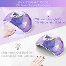 Carica l&#39;immagine nel visualizzatore di Gallery, Janolia UV LED Lampada Unghie 86W, per Manicure e Pedicure con Automatico Sensore, Display LCD, 4 Timers da10s 30s 60s 99s