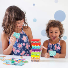 Carica l'immagine nel visualizzatore di Gallery, Nene Toys - Torre Magica Colorata in Legno con Animali – Gioco Educativo da Tavolo per Bambini - Gioco Didattico 4 in 1 per Bambini da 3 a 9 anni – Giocattolo Ideale come Regalo per Genitori e Figli