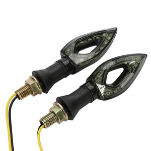 OSAN Indicatori di direzione, 4 Pz 13 LED Frecce Motociclo Lampade Ambra 2pz - Ilgrandebazar