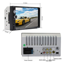 Carica l&#39;immagine nel visualizzatore di Gallery, CAMECHO 7010B Bluetooth Autoradio 2 DIN 7 Pollici 17.8 x 10 x 6.3 cm, nero - Ilgrandebazar