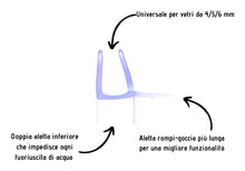 Carica l&#39;immagine nel visualizzatore di Gallery, IEGAR Guarnizione 100Cm Sottoporta Trasparente 2a 100 Cm, - Ilgrandebazar