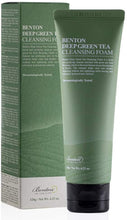 Carica l'immagine nel visualizzatore di Gallery, BENTON Deep Green Tea Cleansing Foam 120g (4.23 oz.) - Detergente in schiuma viso purificante e rassodante per pori per pelli grasse e sensibili, finitura liscia senza irritazioni