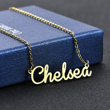 Carica l&#39;immagine nel visualizzatore di Gallery, Nome Collana personalizzata, nome Cursive Font Made with Name... - Ilgrandebazar