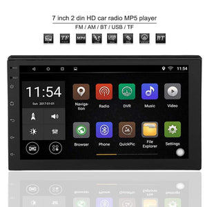 Autoradio android 7" Comandi al volante  2 Din, Touch Screen da 7 pollici Bluetooth WiFi Lettore Multimediale Supporto Lettore MP5 GPS / Immagine di Retromarcia / Controllo del Volante / Radio - Ilgrandebazar