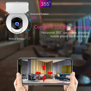 Mibao 1080P Telecamera Sorveglianza Wifi Camera IP Wireless Interno con... - Ilgrandebazar