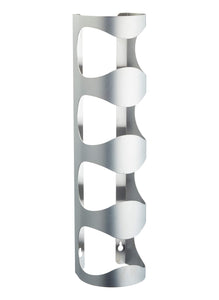 Bar Craft Portabottiglie in Acciaio Inox, 45 cm x 11 x 10 cm, Argento - Ilgrandebazar