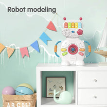 Carica l&#39;immagine nel visualizzatore di Gallery, Giocattolo Musicale Elettronico Robot per Bambini per 1 anno, Natale, Halloween, Capodanno, regali, giocattoli sensoriali per neonati,bambini piccoli, ragazzi, ragazze e giochi di compleanno 6-12 mesi