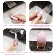 Carica l&#39;immagine nel visualizzatore di Gallery, Spugna Trucco, O&#39;Vinna 5 pcs Beauty Sponge + 2 Supporto di Spugnette for... - Ilgrandebazar