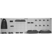Carica l'immagine nel visualizzatore di Gallery, Keter Kit 2 Griglie Porta Oggetti Con 20 Accessori -  (2X) 50x7x31 cm, Grigio - Ilgrandebazar