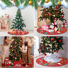 Carica l'immagine nel visualizzatore di Gallery, RUNMKUO Gonna per Albero di Natale,36 inches / 90 cm Decorazioni Natalizie, Tappeto Albero di Natale Gonna Base Tappetino Copertura per Decorazione Capodanno Casa Festa Forniture