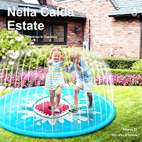 StillCool Tappetino Gioco d'Acqua per Bambini 67in/170cm Sprinklers Pad 1