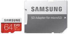 Carica l'immagine nel visualizzatore di Gallery, Samsung Memorie MB-MC64GA EVO Plus Scheda microSD da 64 GB, UHS-I U3, Fino a 100 MB/s, con Adattatore SD