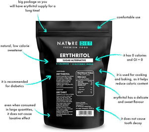 Nature Diet, eritritolo, 2 confezioni da 1000 g