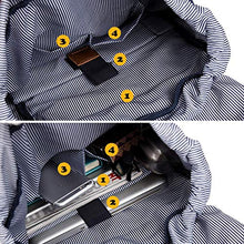 Carica l&#39;immagine nel visualizzatore di Gallery, EverVanz Zaino in Tela per Computer Portatile da 15&quot;, Borsa 1. Gris Foncé