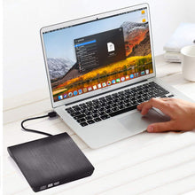 Carica l&#39;immagine nel visualizzatore di Gallery, iAmotus Masterizzatore Dvd USB 3.0, Nero - DVD Esterno 3.0 + Tipo-C port - Ilgrandebazar