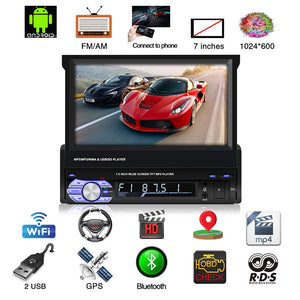 Panlelo T2 7 pollici 1 DIN Android Car Stereo Receiver con Quad Core - Ilgrandebazar