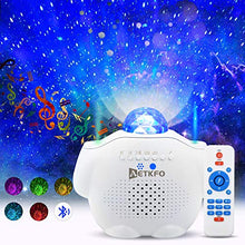 Carica l&#39;immagine nel visualizzatore di Gallery, AETKFO Proiettore Stelle Bambini con Musica Lampada Luce Notturna...