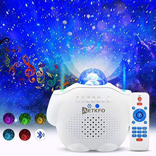 AETKFO Proiettore Stelle Bambini con Musica Lampada Luce Notturna...