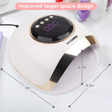 Carica l&#39;immagine nel visualizzatore di Gallery, NAVANINO Lampada Unghie UV LED, Sensore Automatico Intelligente e Display... - Ilgrandebazar