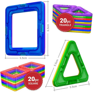 Desire Deluxe Costruzioni per Bambini Set Tessere magnetiche - Giochi Bambina 3 4 5 6 7 Anni Educativo Giocattolo Presente per Bambini