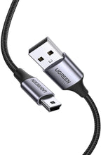 Carica l&#39;immagine nel visualizzatore di Gallery, UGREEN Cavo Mini USB, Cavo da USB Tipo A a Mini B Ricarica e Trasmissione Dati Compatibile con Disco Rigido GPS Controller PS3 GoPro Hero 4 Canon EOS 700D Nikon D3100 Fotocamera Lettore MP3-2m