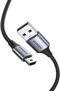 UGREEN Cavo Mini USB, Cavo da USB Tipo A a Mini B Ricarica e Trasmissione Dati Compatibile con Disco Rigido GPS Controller PS3 GoPro Hero 4 Canon EOS 700D Nikon D3100 Fotocamera Lettore MP3-2m
