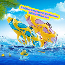Carica l&#39;immagine nel visualizzatore di Gallery, infinitoo Pistola ad Acqua Giocattoli 2 PCS,capacità 200ml,per Estivi Feste...