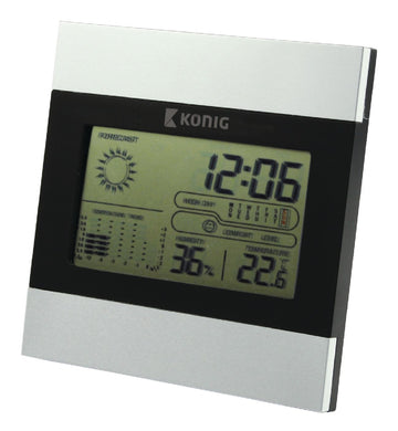 Konig Knws102N LCD Stazione Meteo Silver - Ilgrandebazar